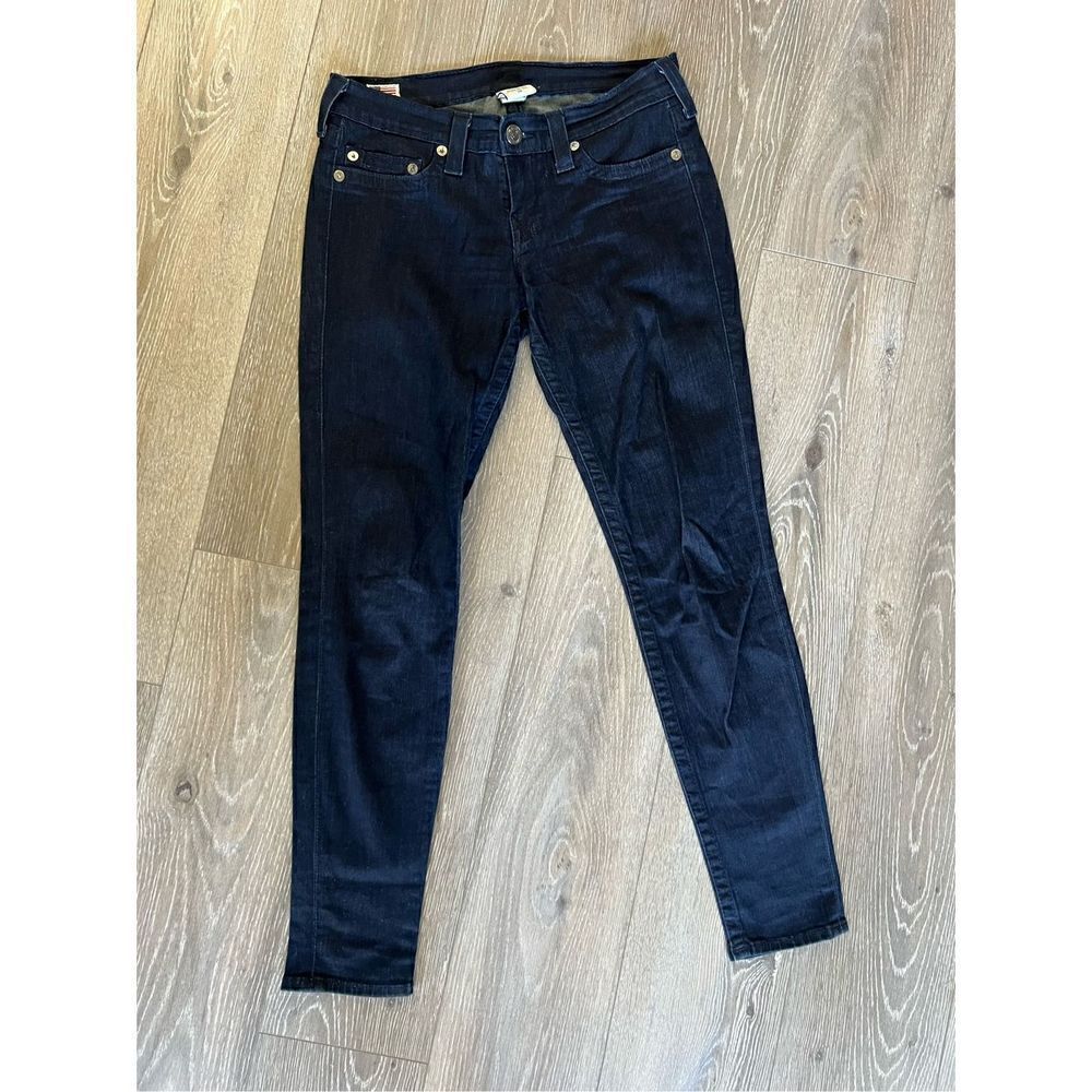 True Religion Dark Wash Skinny Jeans Size 29
